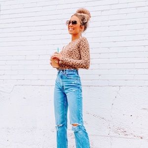 Abercrombie & Fitch Leopard Bodysuit